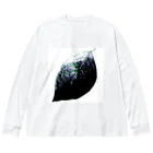 GreenTeaBreakのLeaf duo tone ビッグシルエットロングスリーブTシャツ