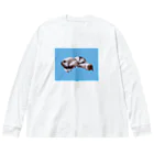 ニャーニャーとヤーヨのなかよくねむる猫 / ニャーニャーとヤーヨ Big Long Sleeve T-Shirt