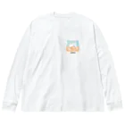 KAMAP ＆ Ricaの【KAMAP】すやすやジャンガリアン Big Long Sleeve T-Shirt