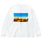 Ba-daのとかいのまち Big Long Sleeve T-Shirt