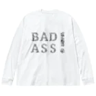 SANKAKU DESIGN STOREのからくりナットでBAD ASS! ビッグシルエットロングスリーブTシャツ