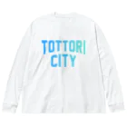 JIMOTOE Wear Local Japanの鳥取市 TOTTORI CITY Big Long Sleeve T-Shirt