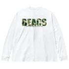 BEACSのBEACS　ロゴ1（パグ） Big Long Sleeve T-Shirt