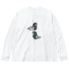 はっぴーあっぴーの鳥 Big Long Sleeve T-Shirt