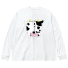 Cowzaの牛尻 ビッグシルエットロングスリーブTシャツ