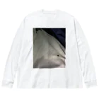 fukazauのロンTin火種で焦がしたロンT Big Long Sleeve T-Shirt