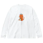 galleryMのたねニャン Big Long Sleeve T-Shirt