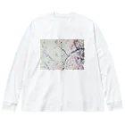 seki_junkoのドット桜モチーフ ビッグシルエットロングスリーブTシャツ