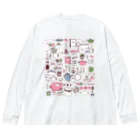 もにはちのmy favorite_pastel ビッグシルエットロングスリーブTシャツ