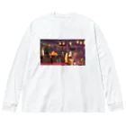 ハッピースマイルの猫カフェ Big Long Sleeve T-Shirt