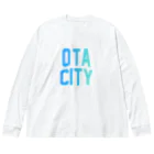 JIMOTOE Wear Local Japanの太田市 OTA CITY ビッグシルエットロングスリーブTシャツ