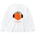 PaP➡︎Poco.a.Pocoのorange music ビッグシルエットロングスリーブTシャツ