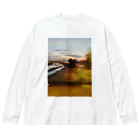 Coconutの夕暮れの風景 ビッグシルエットロングスリーブTシャツ