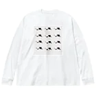 めぇありぽてモフつぐみ🐶らーはーのNori&Naru goods ビッグシルエットロングスリーブTシャツ