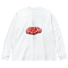 夏のどんぶり(ドンブリ)　ブラザーズ【ドンブラ】のお肉 ビッグシルエットロングスリーブTシャツ