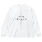 moehirogaruのふわふわメンダコ ビッグシルエットロングスリーブTシャツ