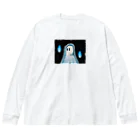 HachijuhachiのGHOST 👻 Big Long Sleeve T-Shirt