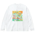 Mirai Gotoの　sunset ビッグシルエットロングスリーブTシャツ