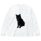 黒猫のふくちゃんの黒猫のふくちゃん Big Long Sleeve T-Shirt