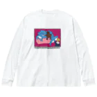 かわいいですよねの奇抜なサメ　SK Big Long Sleeve T-Shirt