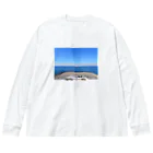 おかの青い空青い海 ビッグシルエットロングスリーブTシャツ