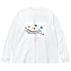 WAMI ARTの喜びに生きるタツ Big Long Sleeve T-Shirt