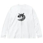 okmfamilyのレオパシルエットロングＴシャツ Big Long Sleeve T-Shirt