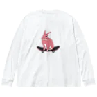 usaokotsumiのスケボーうさぎ Big Long Sleeve T-Shirt