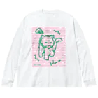 Snow Tailのふきげんにゃんこ ビッグシルエットロングスリーブTシャツ