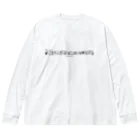 morinokujira shopのMOJIRANKUJIRAN ビッグシルエットロングスリーブTシャツ