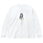 SAKURA スタイルの黒髪ロング女子 Big Long Sleeve T-Shirt