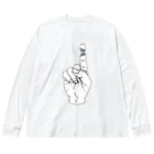 aaaaiWORKSのおみせの右手人差指神経断裂しました Big Long Sleeve T-Shirt