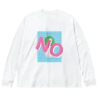 1000%のNO "D" ビッグシルエットロングスリーブTシャツ