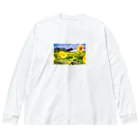 SAKURA スタイルのひまわりとこまち（JR東日本） Big Long Sleeve T-Shirt