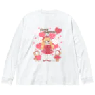 Fancy Surprise!の♡Valentine’s Heart Balloon♡ Big Long Sleeve T-Shirt