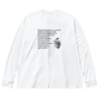 onehappinessのシェルティ　後ろ姿 Big Long Sleeve T-Shirt