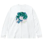 tillit.tokyoの深海のプラムちゃん ビッグシルエットロングスリーブTシャツ