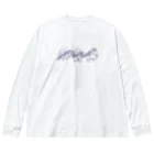 なこくん商店の見るし喋るし聴く猿 Big Long Sleeve T-Shirt