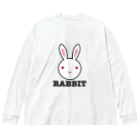 DRIPPEDのRABBIT-うさぎ- Big Long Sleeve T-Shirt