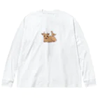 ペン丸の困る鹿くん Big Long Sleeve T-Shirt