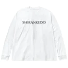 風天工房のSHIRANKEDO（しらんけど）黒 ビッグシルエットロングスリーブTシャツ