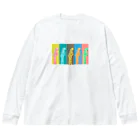 SAKURA スタイルの虹色　フェンダー  Big Long Sleeve T-Shirt