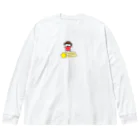 さかもとこのみのグッズやさんの流れ星と女の子 Big Long Sleeve T-Shirt