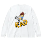 nidan-illustrationの"RAD" 2 ビッグシルエットロングスリーブTシャツ