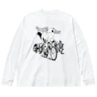 nidan-illustrationの"GHOST RIDE" Big Long Sleeve T-Shirt