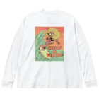 nidan-illustrationの"SURF & WARP" Big Long Sleeve T-Shirt