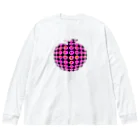 LalaHangeulのはんぐるde林檎　~チェリーピンク~ Big Long Sleeve T-Shirt