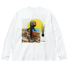 KAWADAHO STOREの歯磨きの妖精 Big Long Sleeve T-Shirt