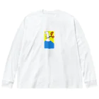 なんとなしにやってるショップのトイレットペーパーと富士山とハサミ Big Long Sleeve T-Shirt