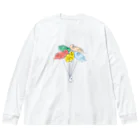 ラッッッコ屋のラッッッコ「バルーン」 Big Long Sleeve T-Shirt